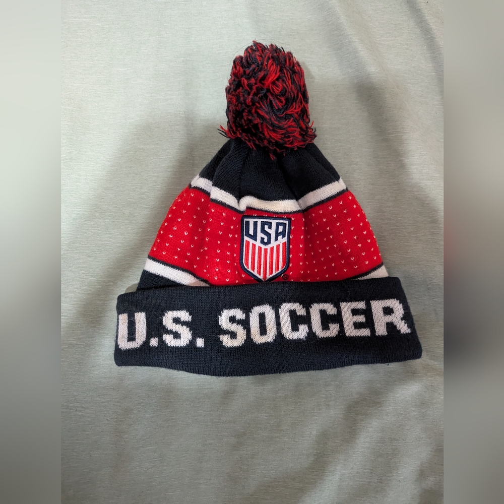 US soccer beanie hat